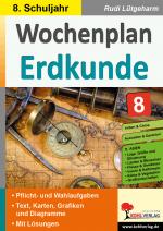 Cover-Bild Wochenplan Erdkunde / Klasse 8