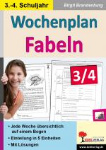 Cover-Bild Wochenplan Fabeln / Klasse 3-4