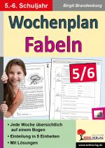 Cover-Bild Wochenplan Fabeln / Klasse 5-6