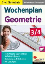 Cover-Bild Wochenplan Geometrie / Klasse 3-4