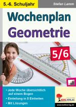 Cover-Bild Wochenplan Geometrie / Klasse 5-6