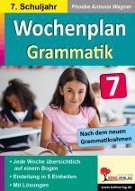 Cover-Bild Wochenplan Grammatik / Klasse 7