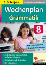 Cover-Bild Wochenplan Grammatik / Klasse 8