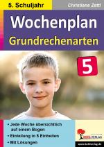 Cover-Bild Wochenplan Grundrechenarten / Klasse 5