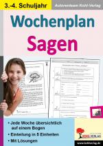 Cover-Bild Wochenplan Sagen / Klasse 3-4