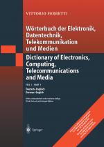 Cover-Bild Wörterbuch der Elektronik, Datentechnik, Telekommunikation und Medien