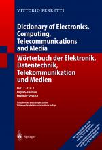 Cover-Bild Wörterbuch der Elektronik, Datentechnik, Telekommunikation und Medien