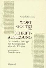 Cover-Bild Wort Gottes und Schriftauslegung