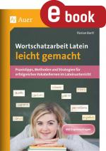 Cover-Bild Wortschatzarbeit Latein leicht gemacht