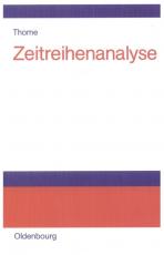 Cover-Bild Zeitreihenanalyse