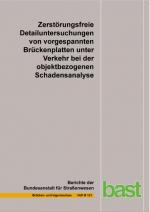 Cover-Bild Zerstörungsfreie Detailuntersuchungen von vorgespannten Brückenplatten unter Verkehr bei der objektbezogenen Schadensanalyse