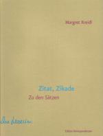 Cover-Bild Zitat, Zikade