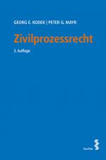 Cover-Bild Zivilprozessrecht