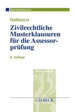 Cover-Bild Zivilrechtliche Musterklausuren für die Assessorprüfung