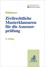 Cover-Bild Zivilrechtliche Musterklausuren für die Assessorprüfung