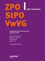 Cover-Bild ZPO/StPO/VwVG plus Verweise
