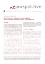 Cover-Bild Zukunftsorientierte Analyse der Innovationsfähigkeit