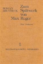 Cover-Bild Zum Spätwerk von Max Reger