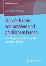 Cover-Bild Zum Verhältnis von sozialem und politischem Lernen