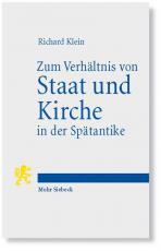 Cover-Bild Zum Verhältnis von Staat und Kirche in der Spätantike