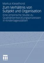 Cover-Bild Zum Verhältnis von Subjekt und Organisation