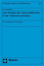 Cover-Bild Zum Wandel des Universaldienstes in der Telekommunikation