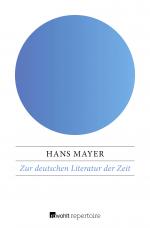 Cover-Bild Zur deutschen Literatur der Zeit