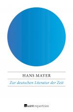 Cover-Bild Zur deutschen Literatur der Zeit