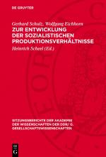 Cover-Bild Zur Entwicklung der sozialistischen Produktionsverhältnisse