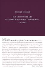 Cover-Bild Zur Geschichte der Anthroposophischen Gesellschaft 1913–1922