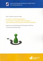 Cover-Bild Zur Lebens- und Betreuungssituation von Menschen mit kognitiver Beeinträchtigung und herausforderndem Verhalten in Nordrhein-Westfalen
