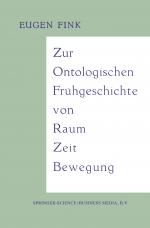 Cover-Bild Zur Ontologischen Frühgeschichte von Raum — Zeit — Bewegung