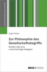 Cover-Bild Zur Philosophie des Gesellschaftsbegriffs