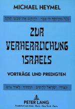 Cover-Bild Zur Verherrlichung Israels