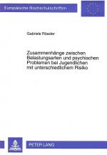 Cover-Bild Zusammenhänge zwischen Belastungsarten und psychischen Problemen bei Jugendlichen mit unterschiedlichem Risiko