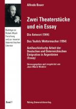 Cover-Bild Zwei Theaterstücke und ein Essay