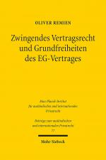 Cover-Bild Zwingendes Vertragsrecht und Grundfreiheiten des EG-Vertrages