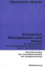 Cover-Bild Zwischen Stresemann und Hitler