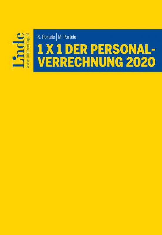Cover-Bild 1 x 1 der Personalverrechnung 2020