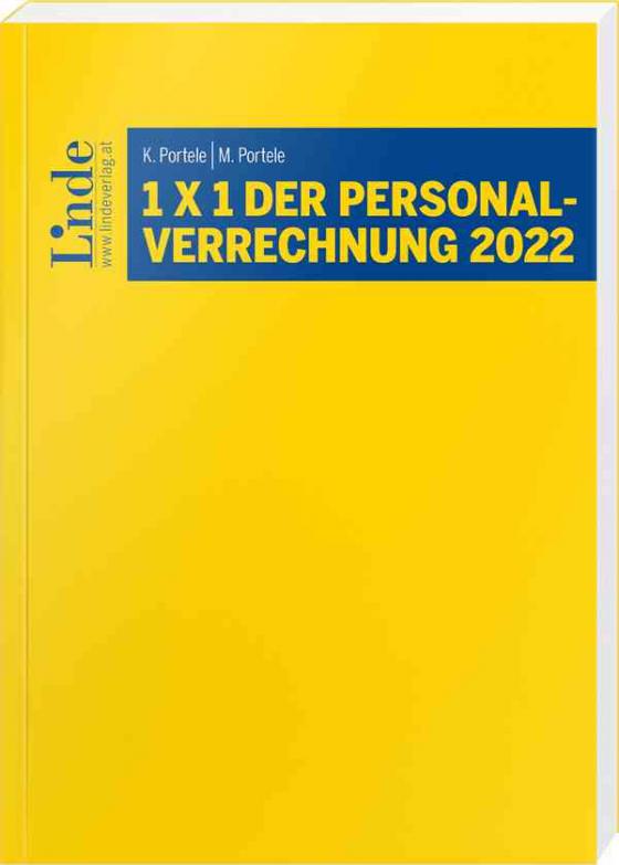 Cover-Bild 1 x 1 der Personalverrechnung 2022