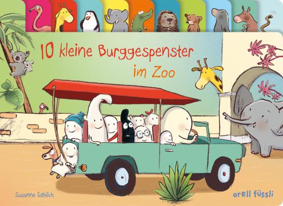 Cover-Bild 10 kleine Burggespenster im Zoo