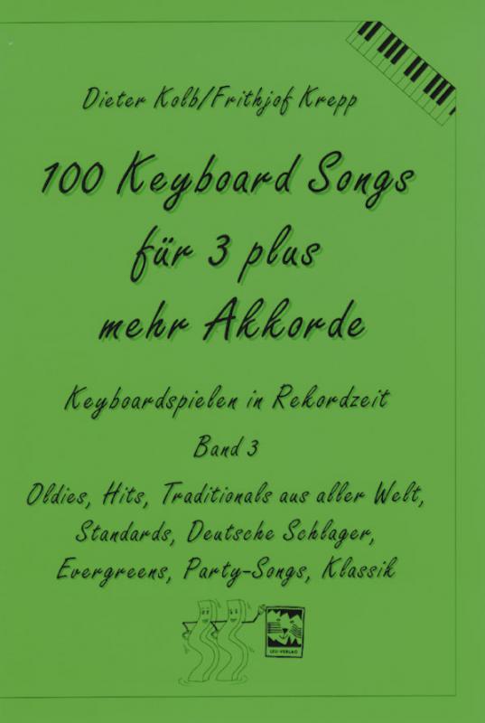 Cover-Bild 100 Keyboardsongs für 3 plus mehr Akkorde