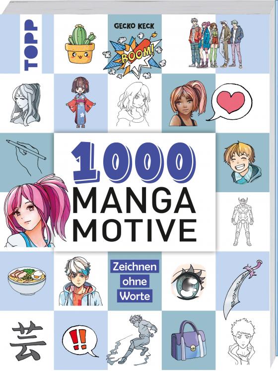 Cover-Bild 1000 Manga Motive zeichnen