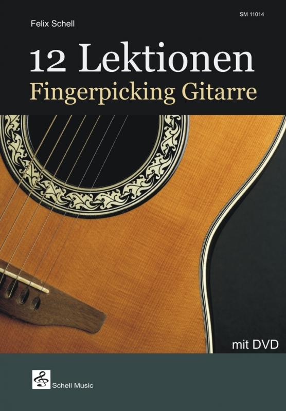 Cover-Bild 12 Lektionen Fingerpicking-Gitarre