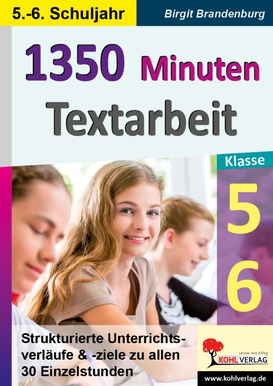 Cover-Bild 1350 Minuten Textarbeit / Klasse 5-6