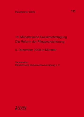 Cover-Bild 14. Münsterische Sozialrechtstagung