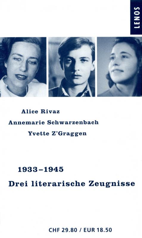 Cover-Bild 1933-1945. Drei literarische Zeugnisse