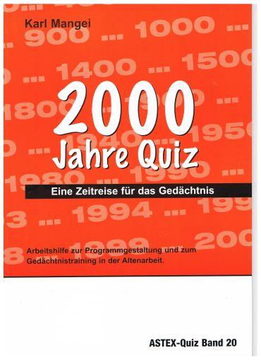 Cover-Bild 2000 Jahre Quiz – Eine Zeitreise für das Gedächtnis