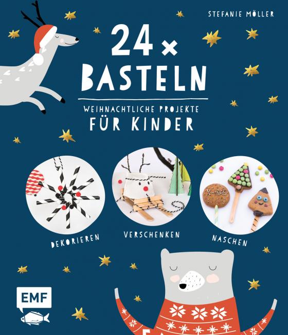 Cover-Bild 24 x Basteln – Weihnachtliche Projekte für Kinder