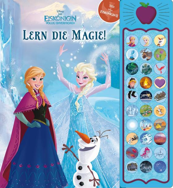 Cover-Bild 30-Button-Soundbuch - Disney - Die Eiskönigin, Lern die Magie! - interaktives Bilderbuch mit 30 zauberhaften Geräuschen